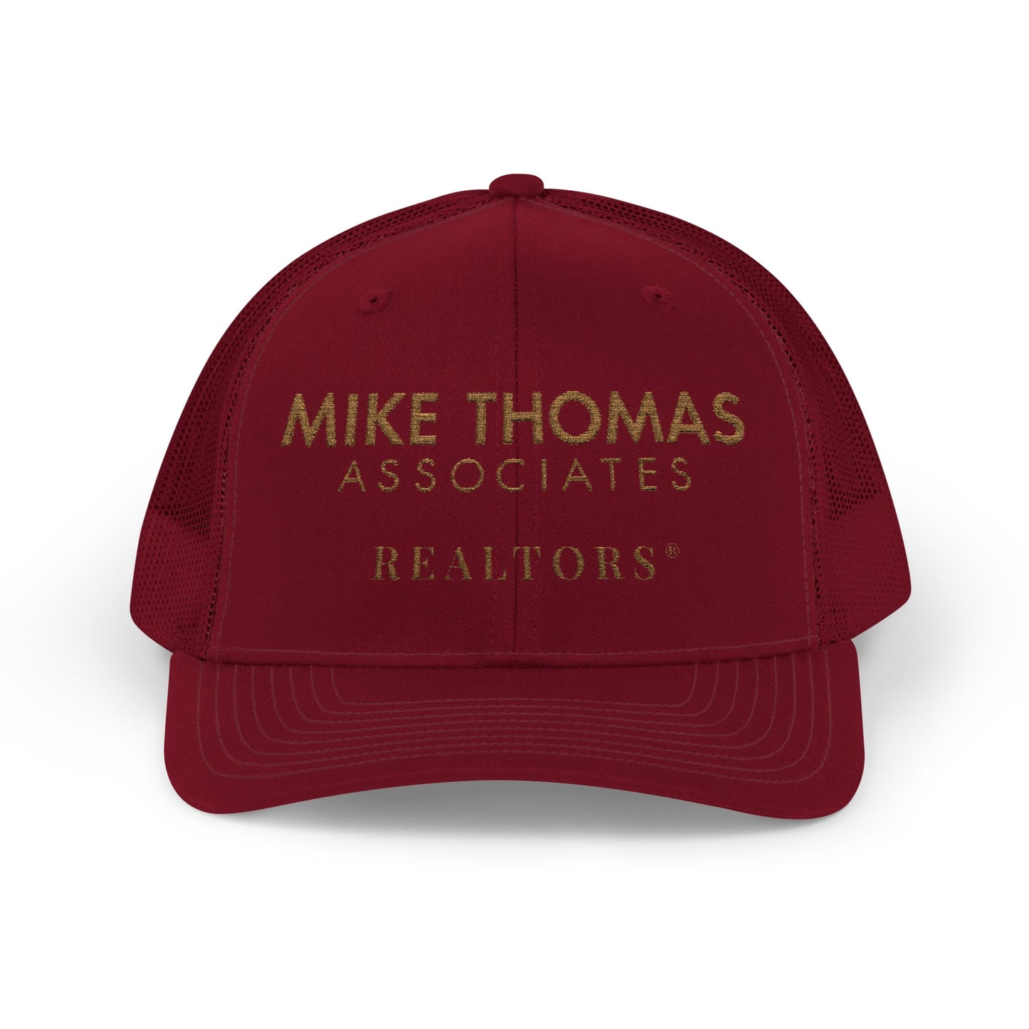 Embroidered Snapback Trucker Cap for MTA Realtors