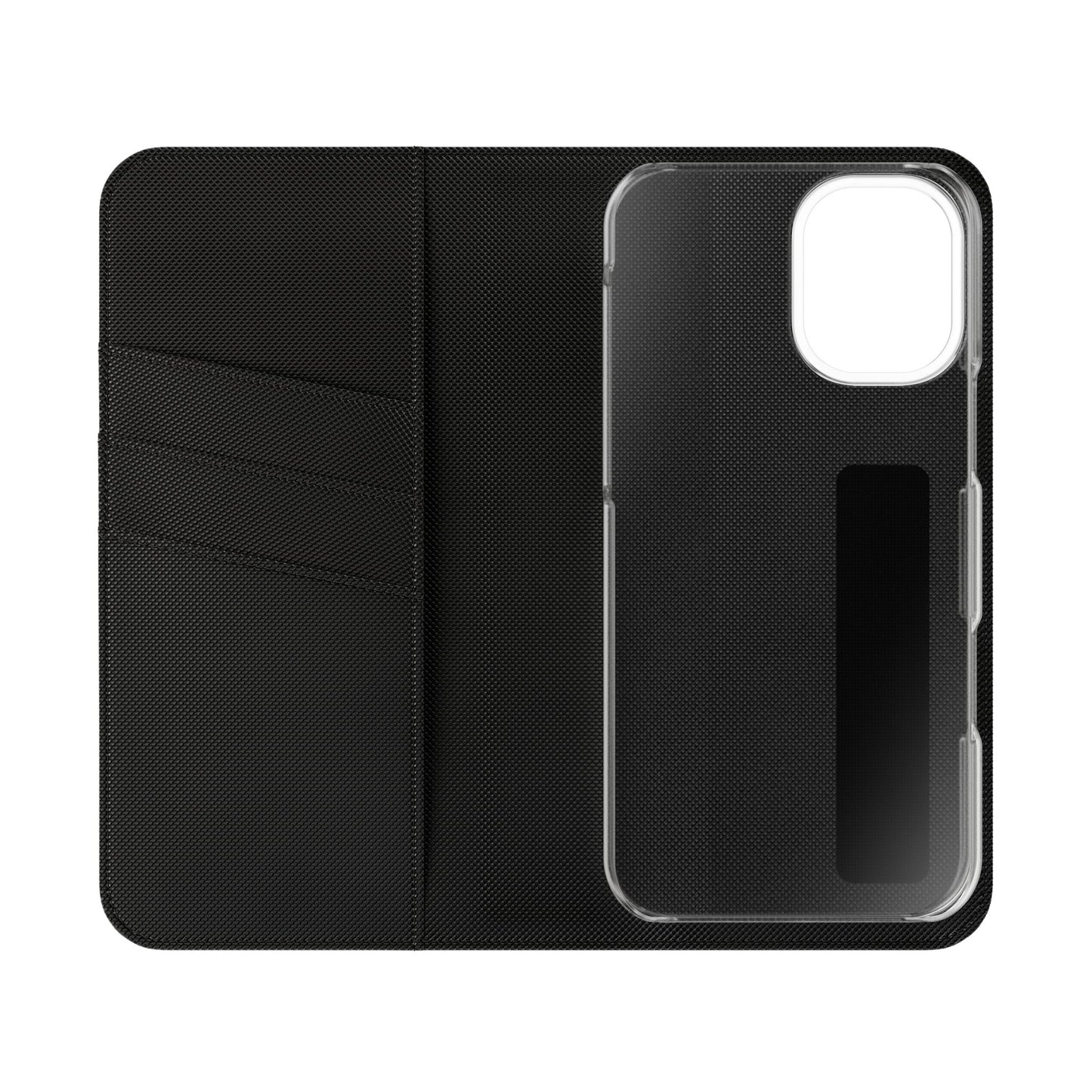 Stylish Flip Case for Smartphones - Geometric Design, Card Slots