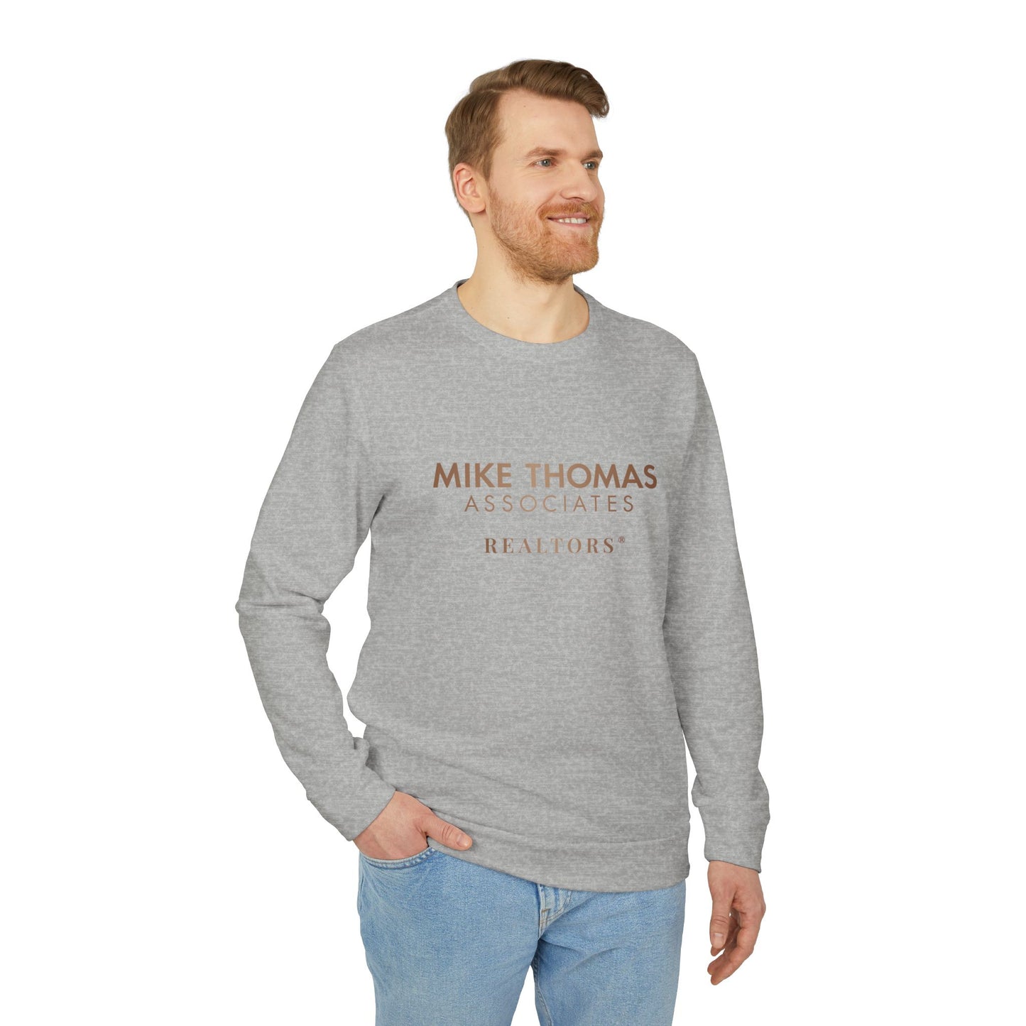 Custom Adidas Unisex Fleece Crewneck Sweatshirt - Realtor Edition