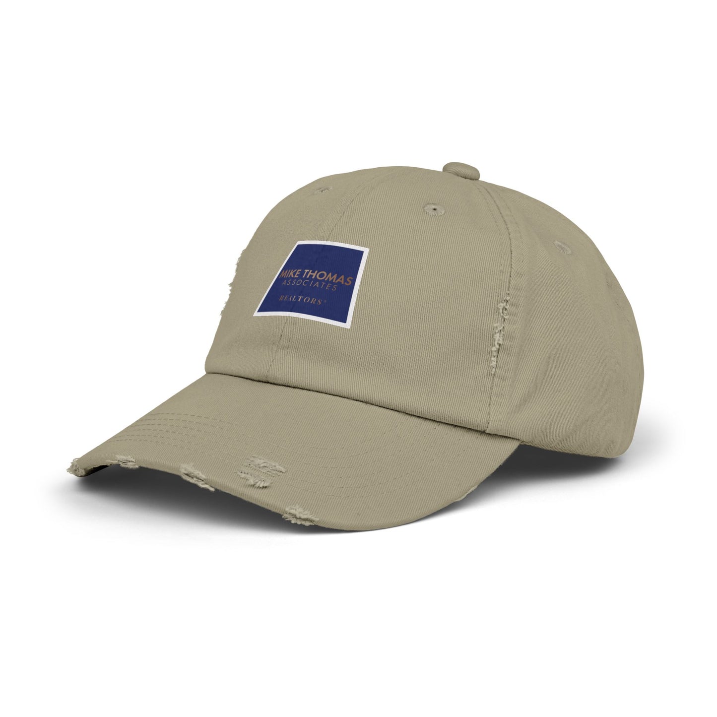 Unisex Distressed Cap with Realtor Logo - Casual Everyday Accessory