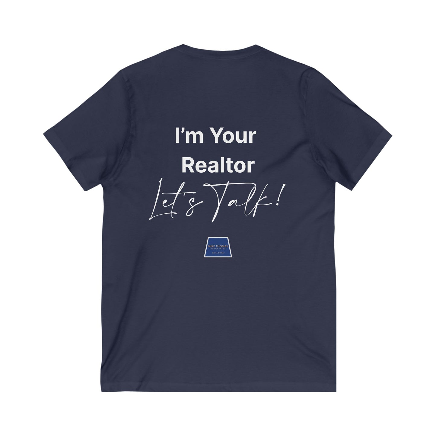 Unisex Jersey Short Sleeve V-Neck Realtor Tee