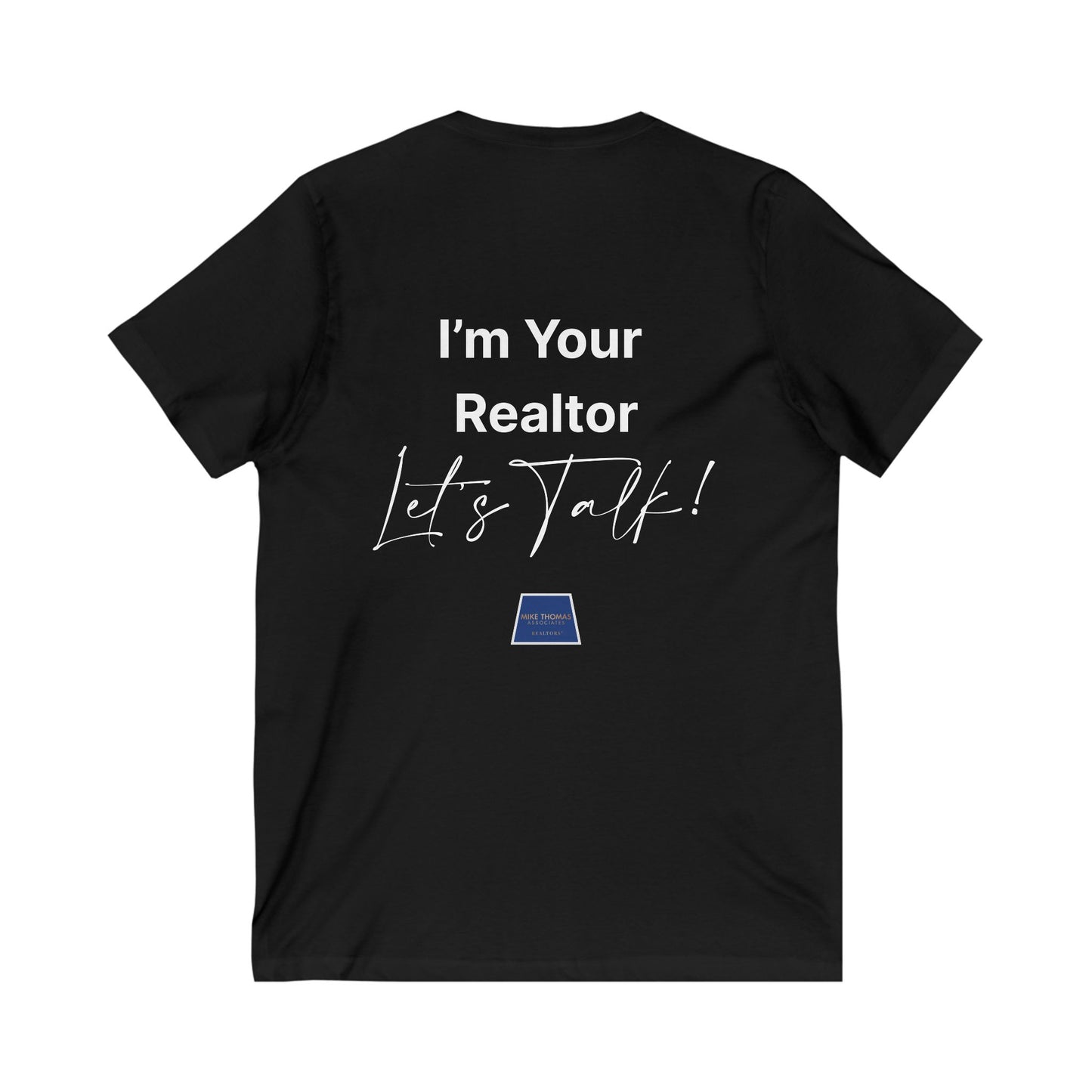 Unisex Jersey Short Sleeve V-Neck Realtor Tee