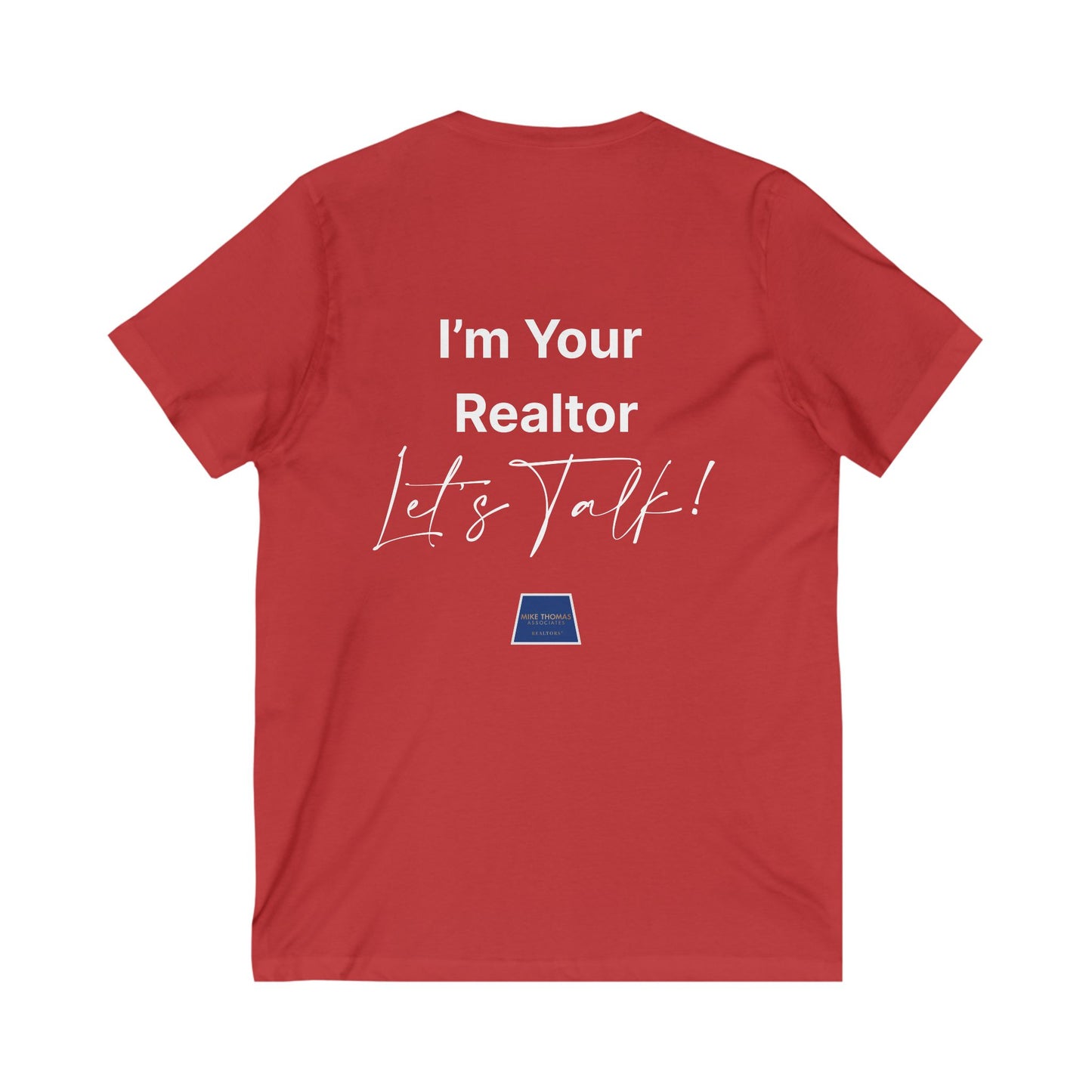 Unisex Jersey Short Sleeve V-Neck Realtor Tee