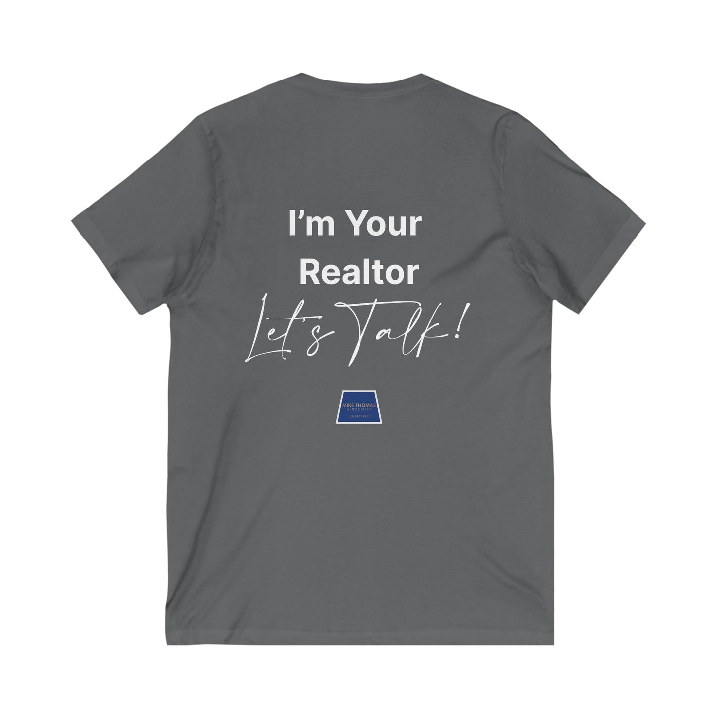 Unisex Jersey Short Sleeve V-Neck Realtor Tee