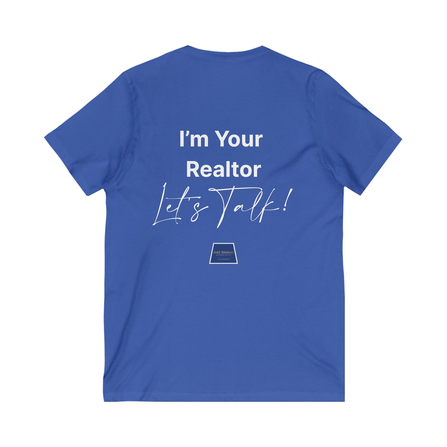 Unisex Jersey Short Sleeve V-Neck Realtor Tee