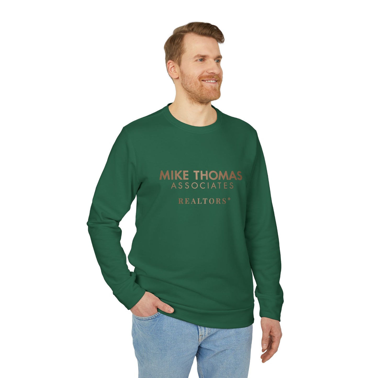 Custom Adidas Unisex Fleece Crewneck Sweatshirt - Realtor Edition