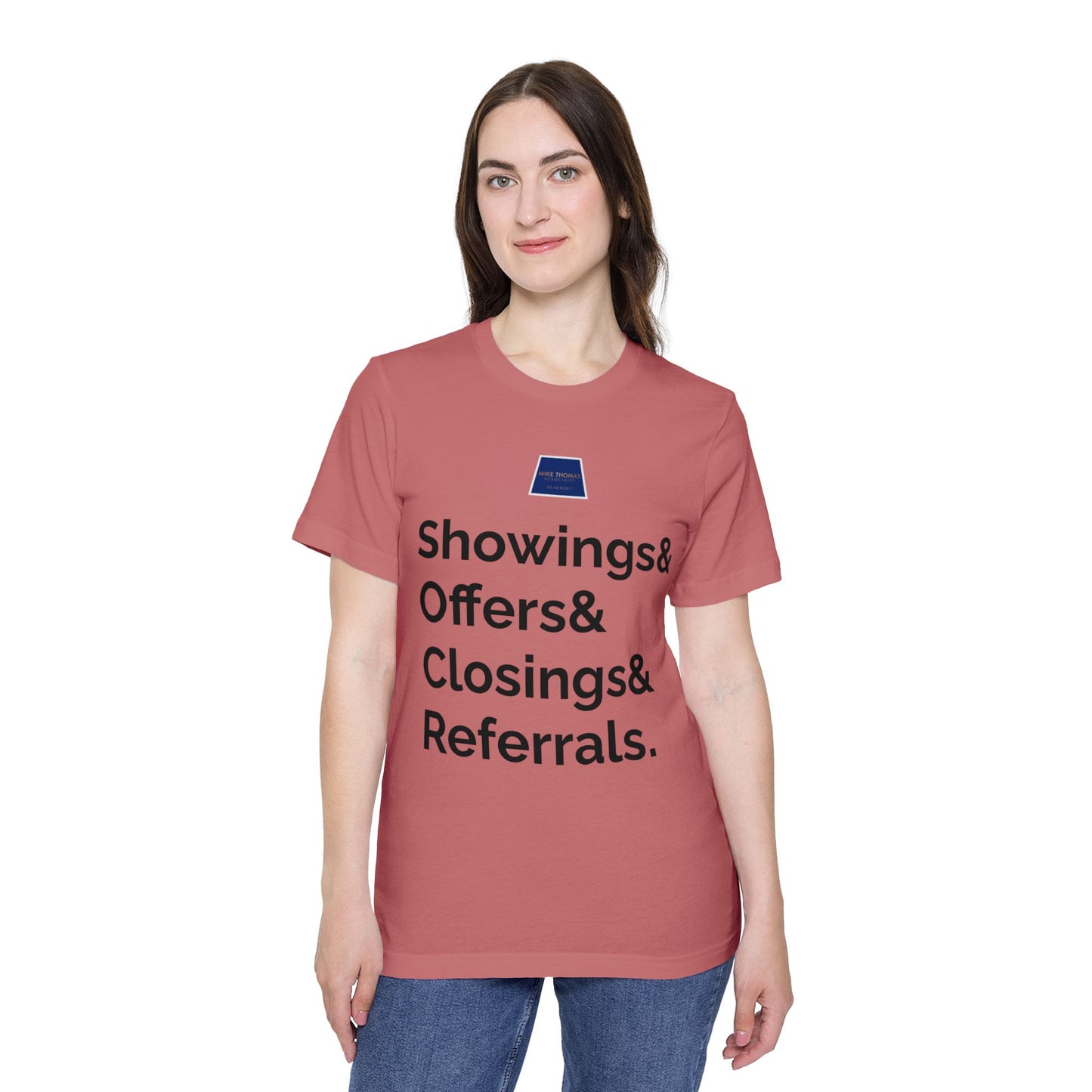 Real Estate Professional T-Shirt - USA-Made Unisex Jersey Tee with Slogan