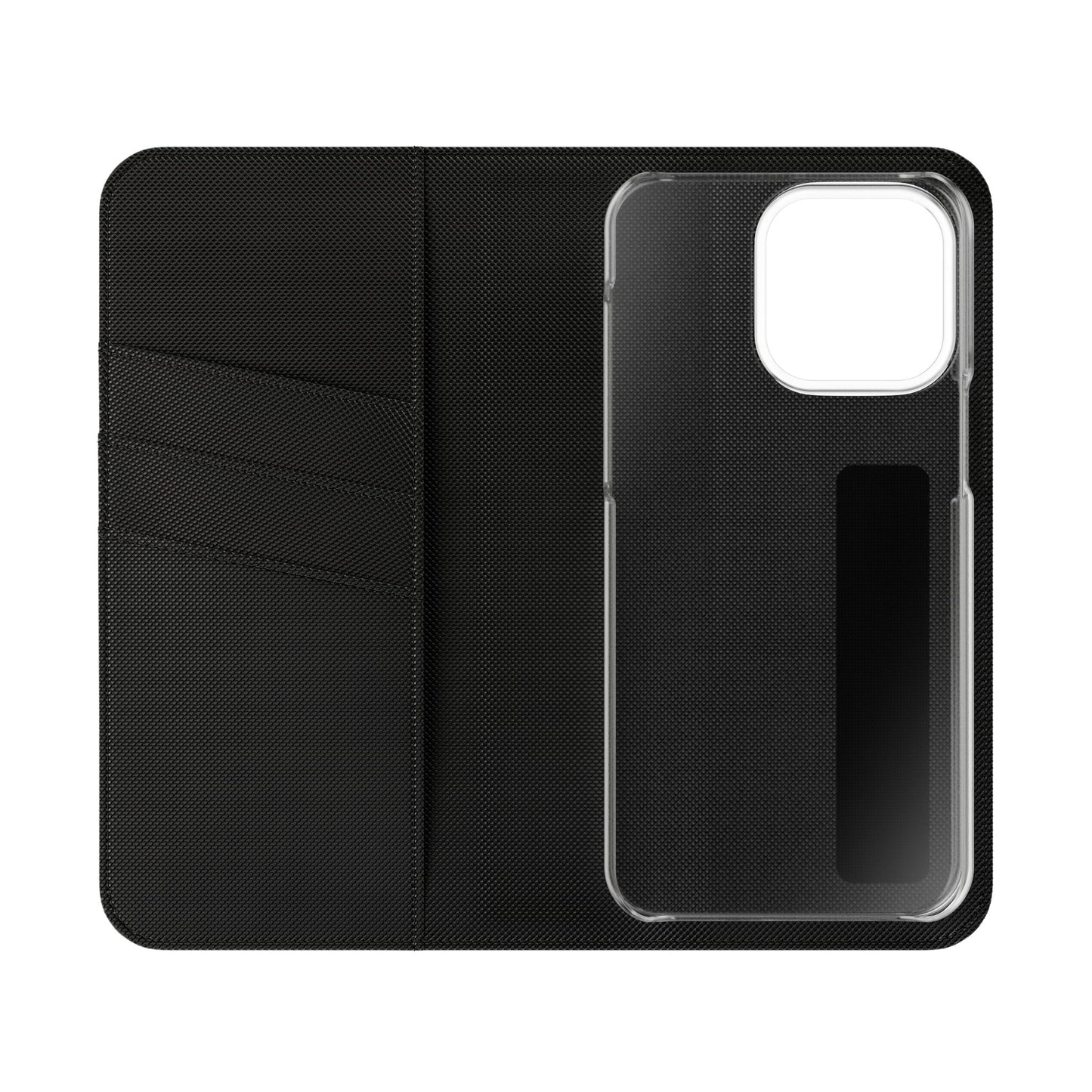 Stylish Flip Case for Smartphones - Geometric Design, Card Slots