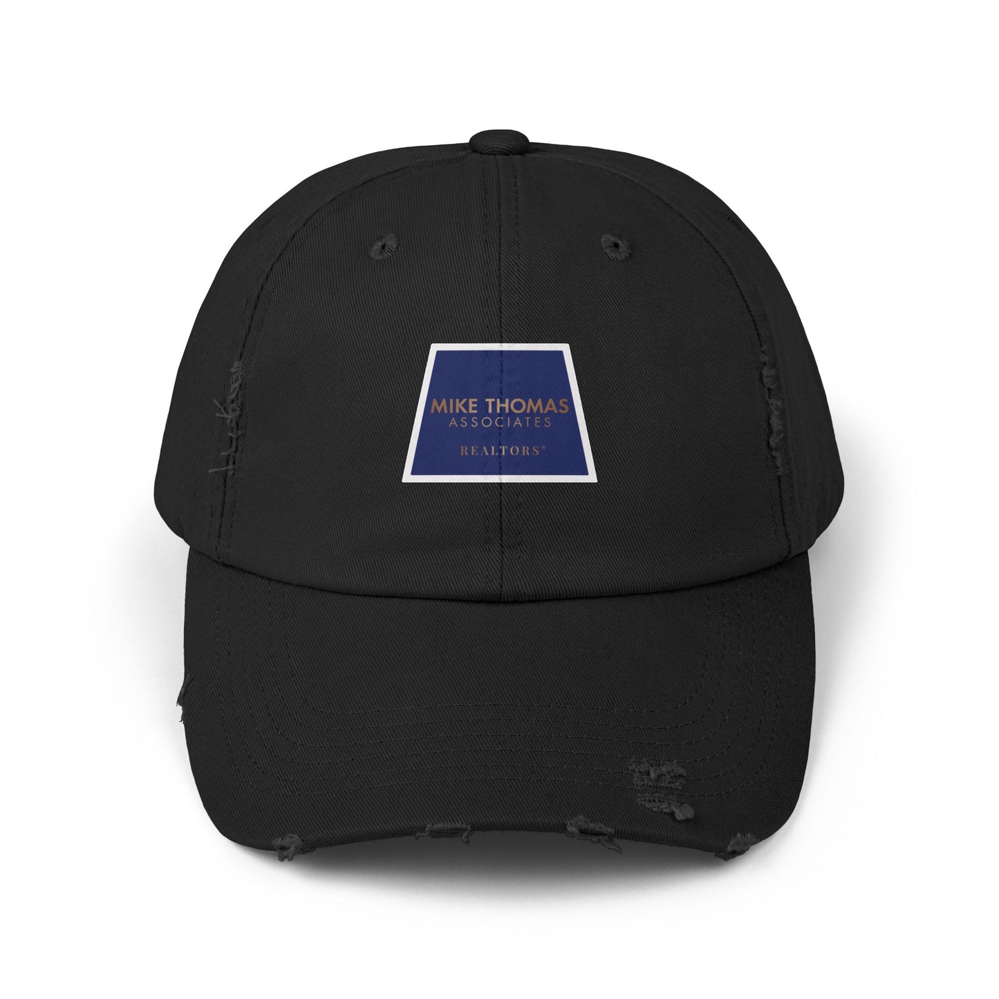 Unisex Distressed Cap with Realtor Logo - Casual Everyday Accessory