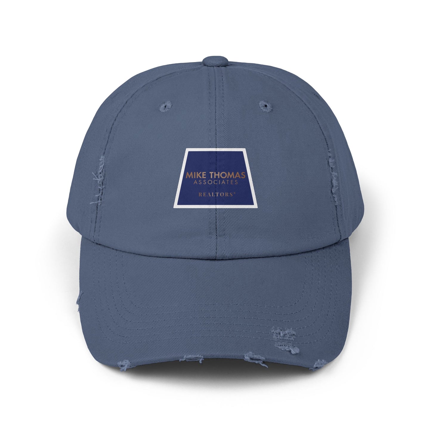 Unisex Distressed Cap with Realtor Logo - Casual Everyday Accessory