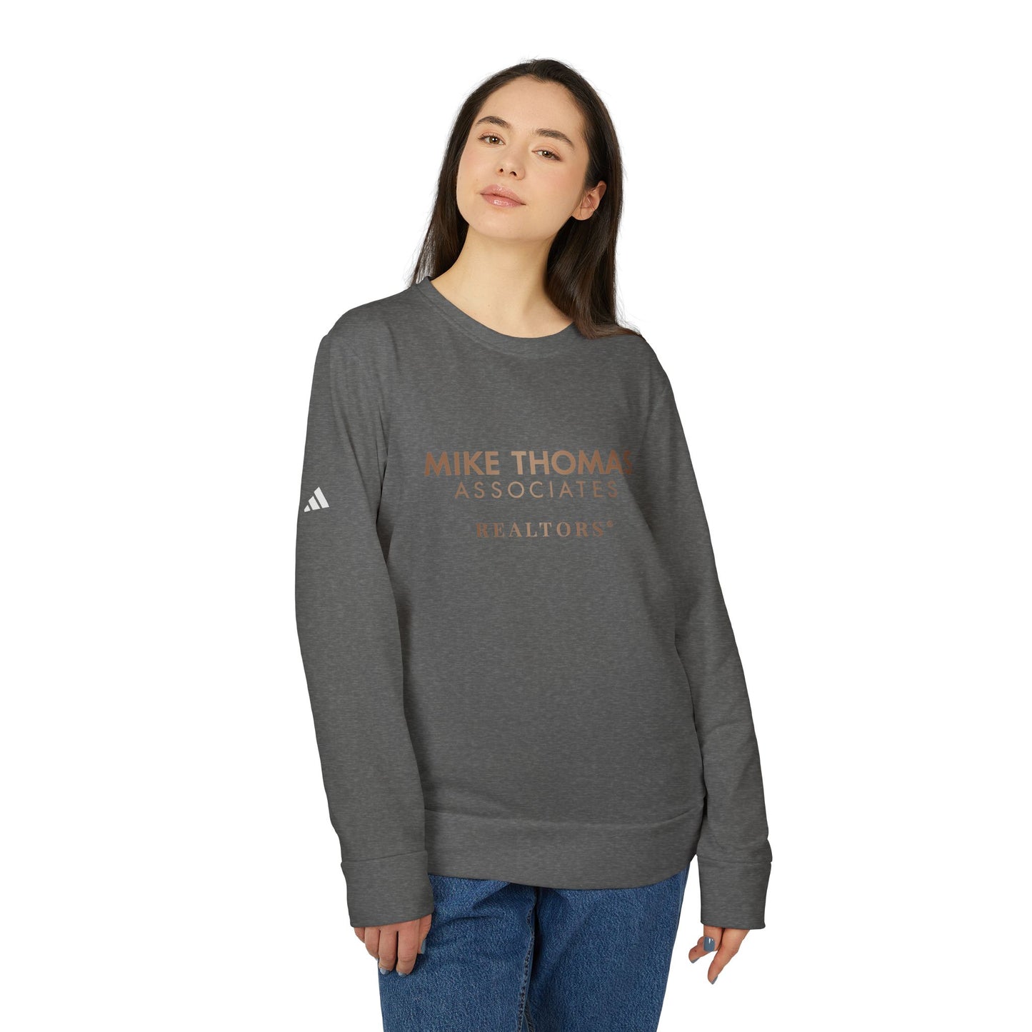 Custom Adidas Unisex Fleece Crewneck Sweatshirt - Realtor Edition