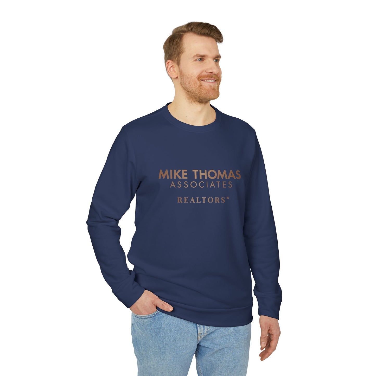 Custom Adidas Unisex Fleece Crewneck Sweatshirt - Realtor Edition