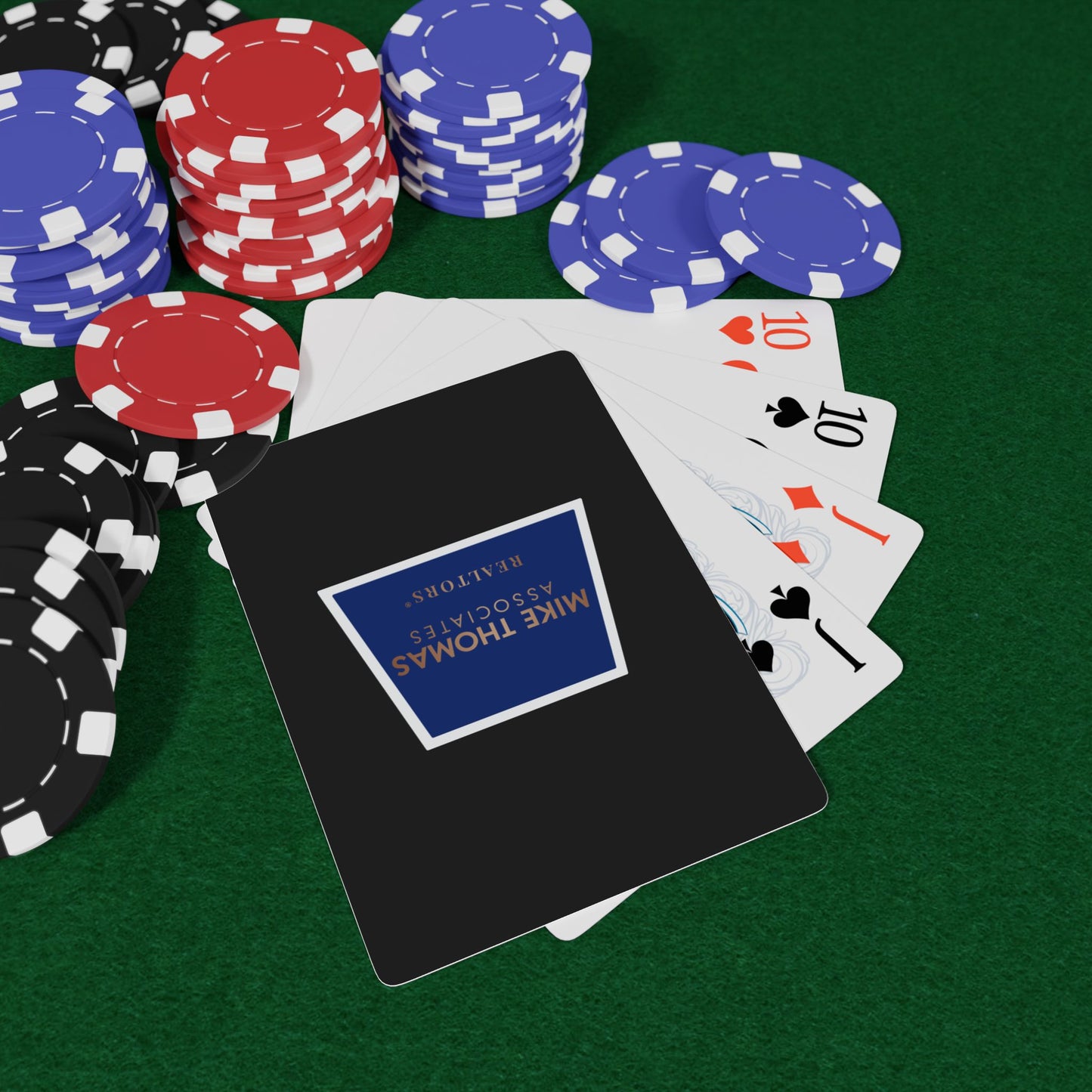 Elegant Poker Playing Cards Set - Customizable Design for Game Night