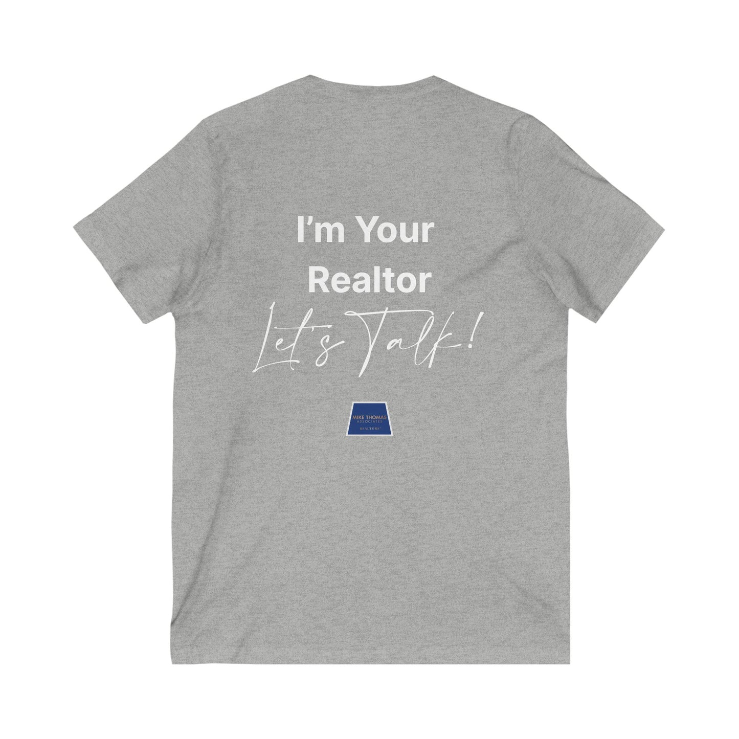 Unisex Jersey Short Sleeve V-Neck Realtor Tee