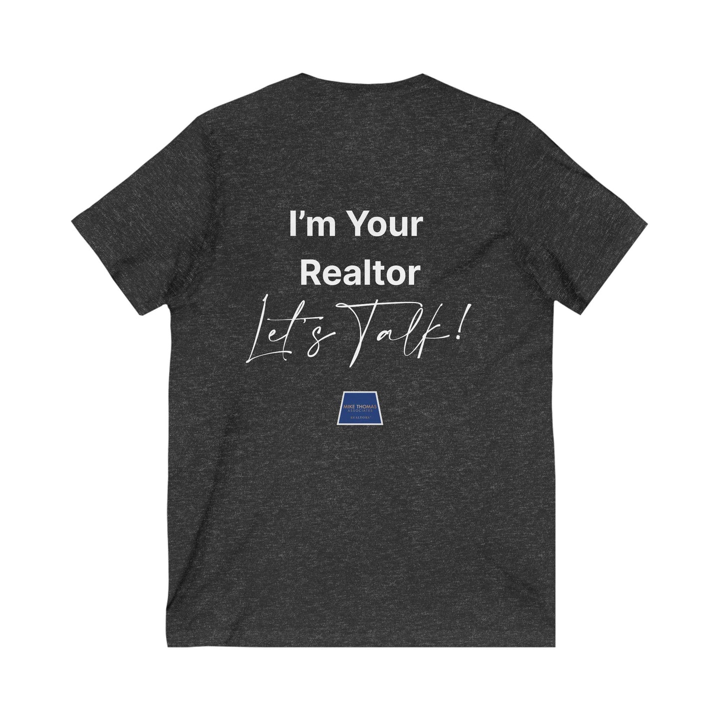 Unisex Jersey Short Sleeve V-Neck Realtor Tee