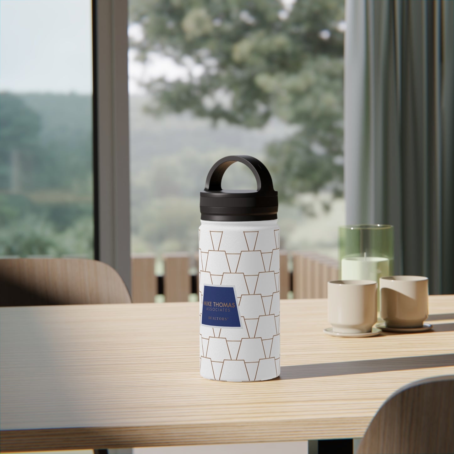Stylish Stainless Steel Water Bottle with Handle – Perfect for On-the-Go Hydration