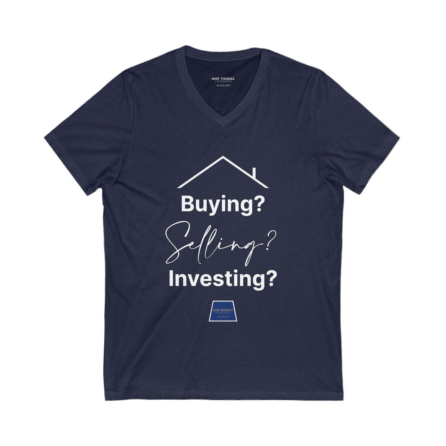 Unisex Jersey Short Sleeve V-Neck Realtor Tee