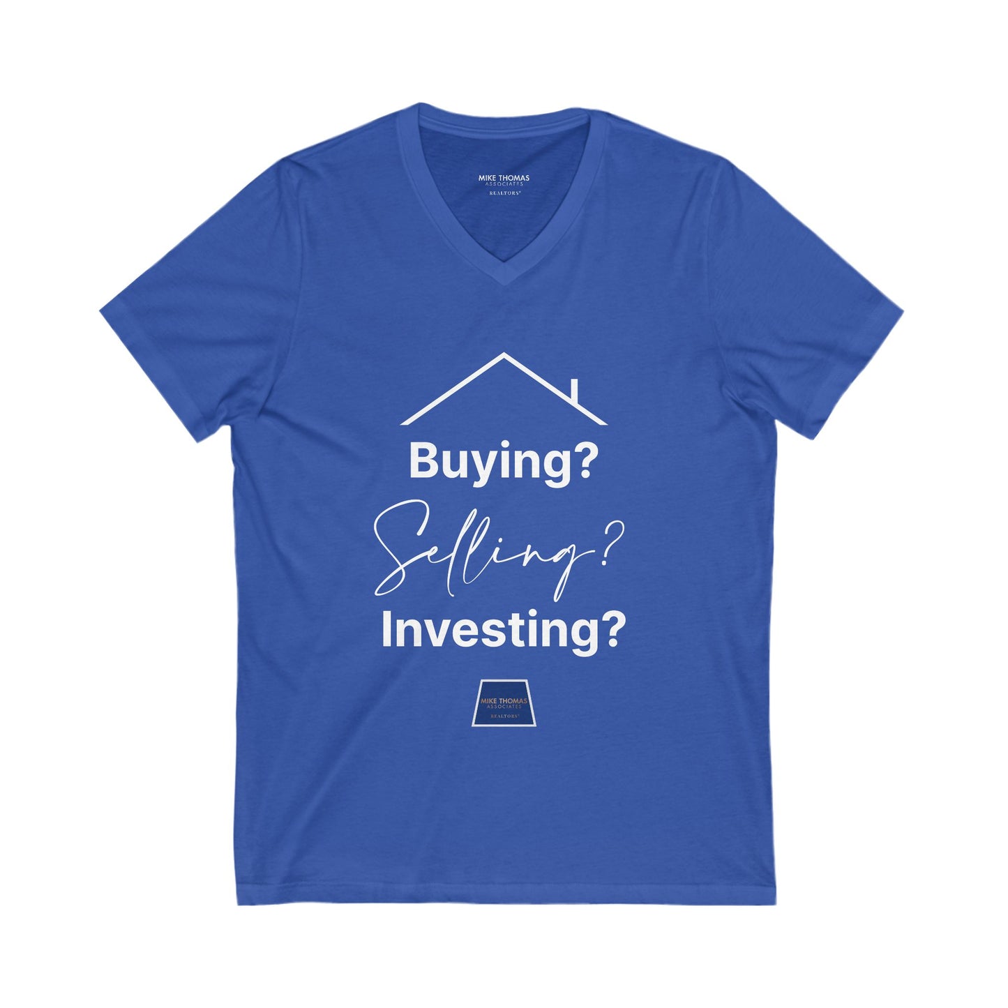 Unisex Jersey Short Sleeve V-Neck Realtor Tee