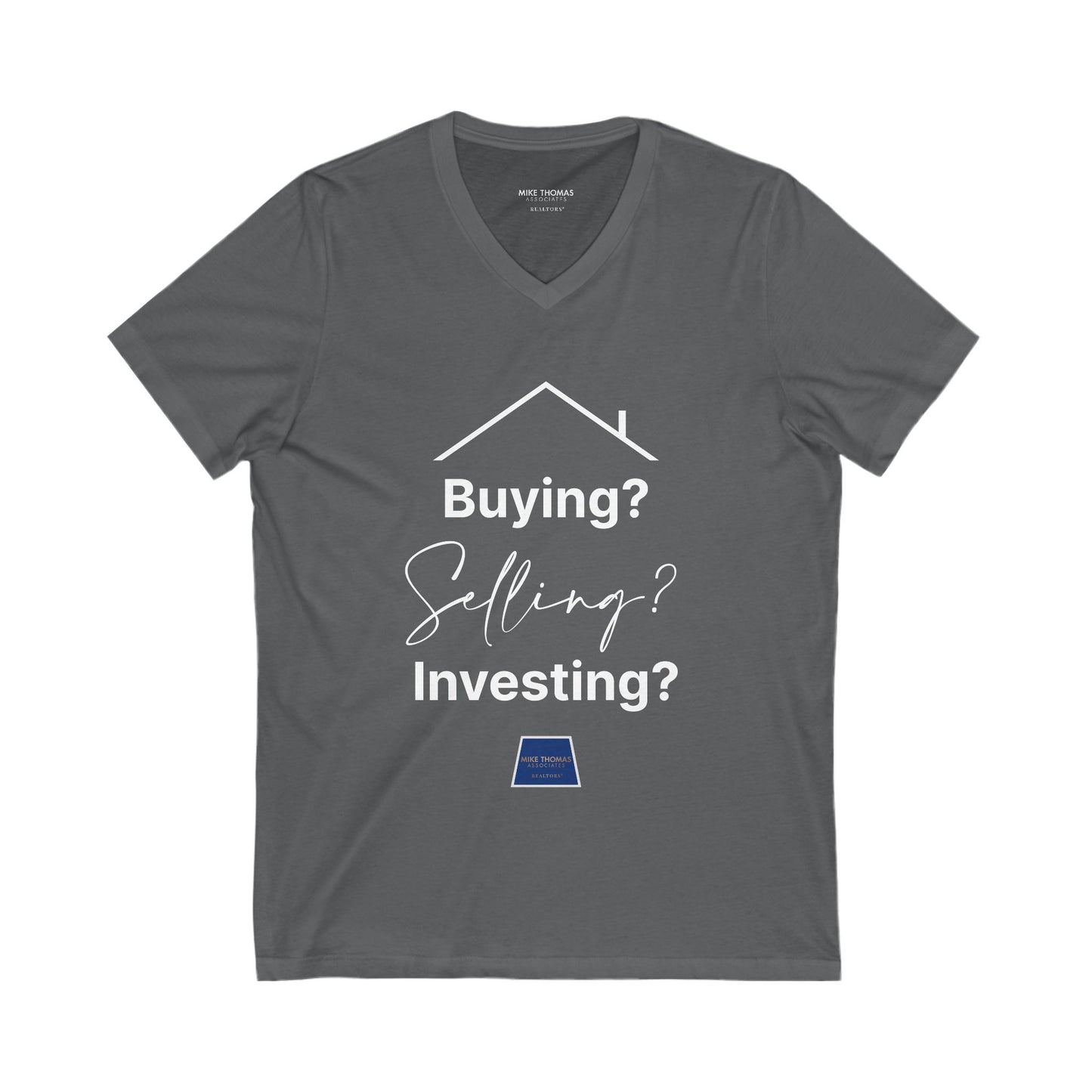 Unisex Jersey Short Sleeve V-Neck Realtor Tee