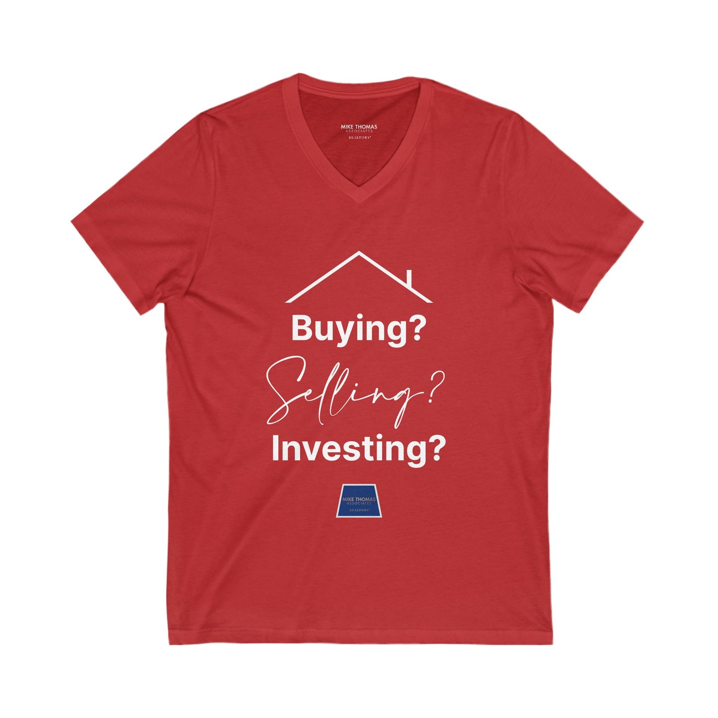 Unisex Jersey Short Sleeve V-Neck Realtor Tee