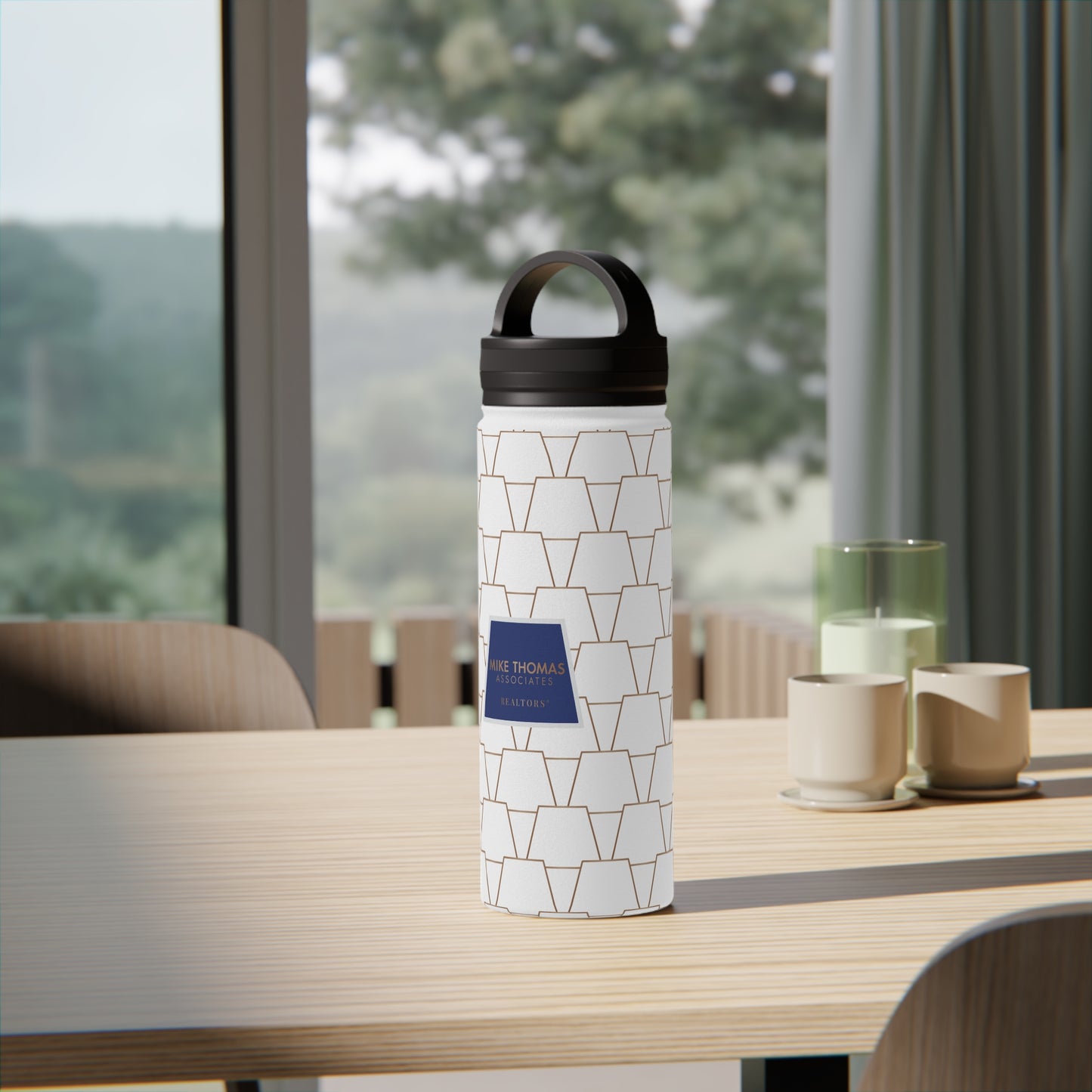 Stylish Stainless Steel Water Bottle with Handle – Perfect for On-the-Go Hydration