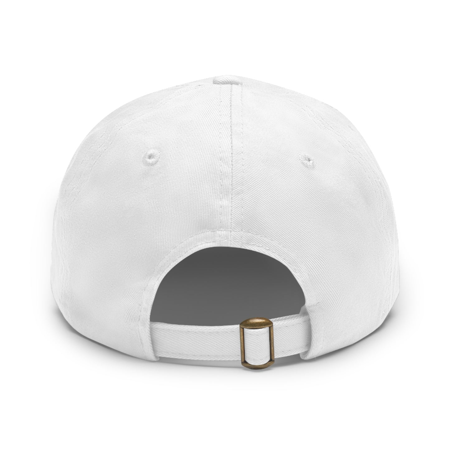 Classic Dad Hat with Leather Patch - Personalized Realtor Cap