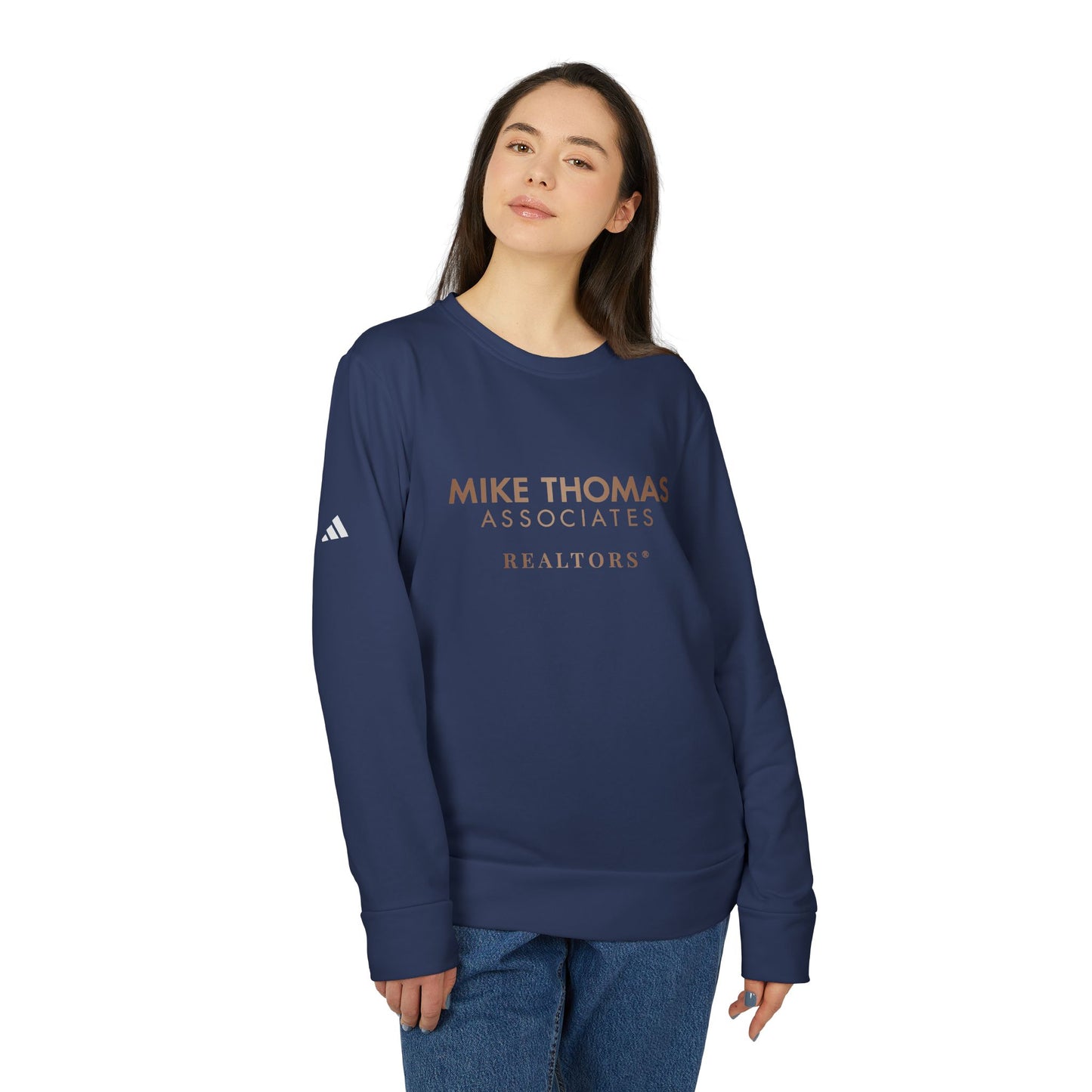 Custom Adidas Unisex Fleece Crewneck Sweatshirt - Realtor Edition