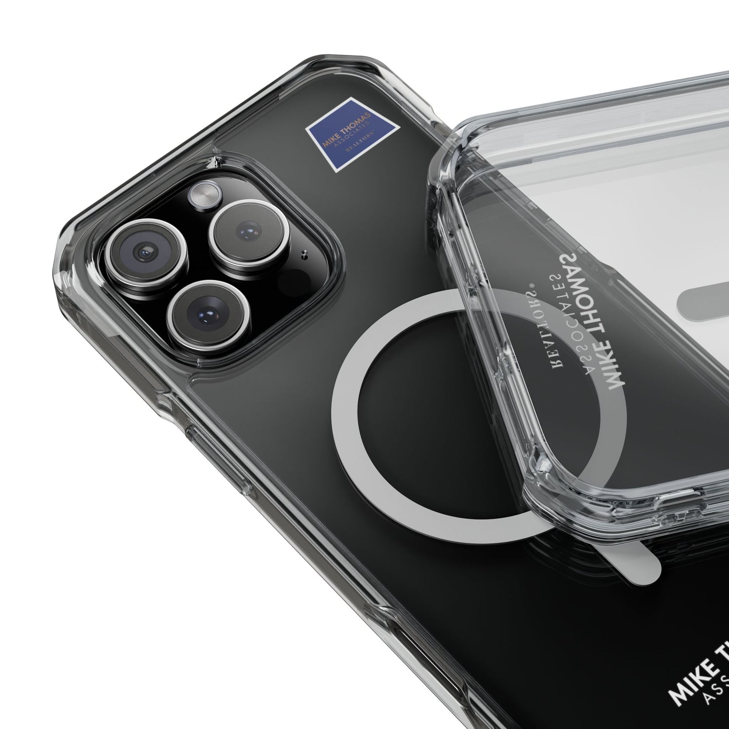 Magnetic Phone Case with Professional Branding - Clear Impact Design