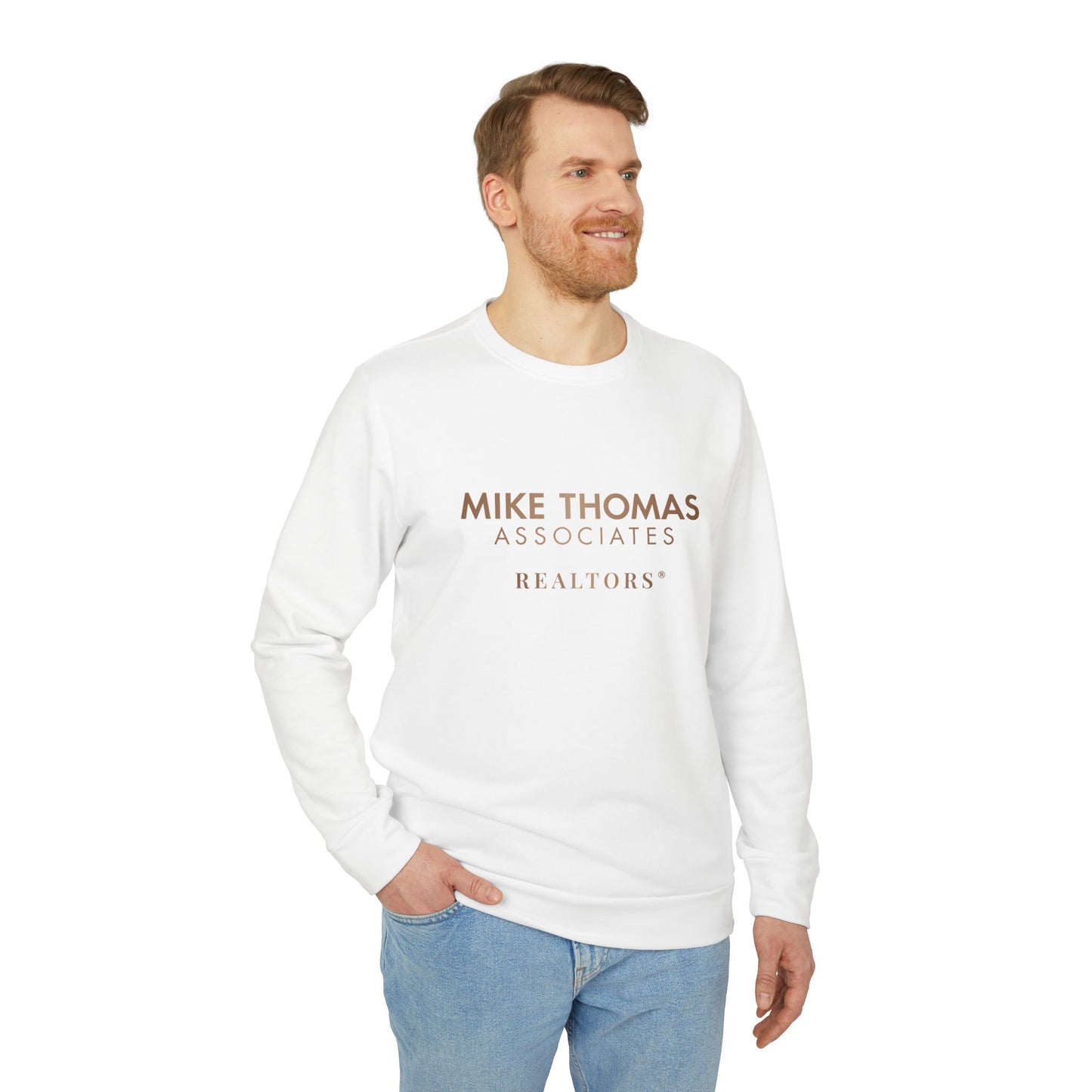 Custom Adidas Unisex Fleece Crewneck Sweatshirt - Realtor Edition
