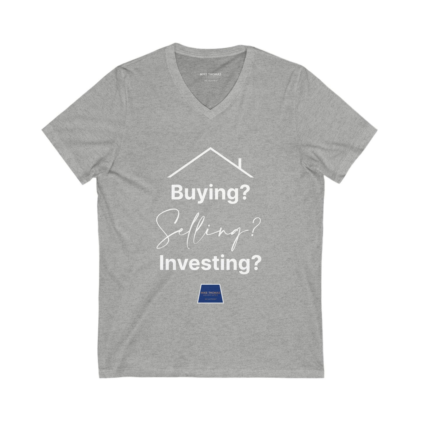 Unisex Jersey Short Sleeve V-Neck Realtor Tee