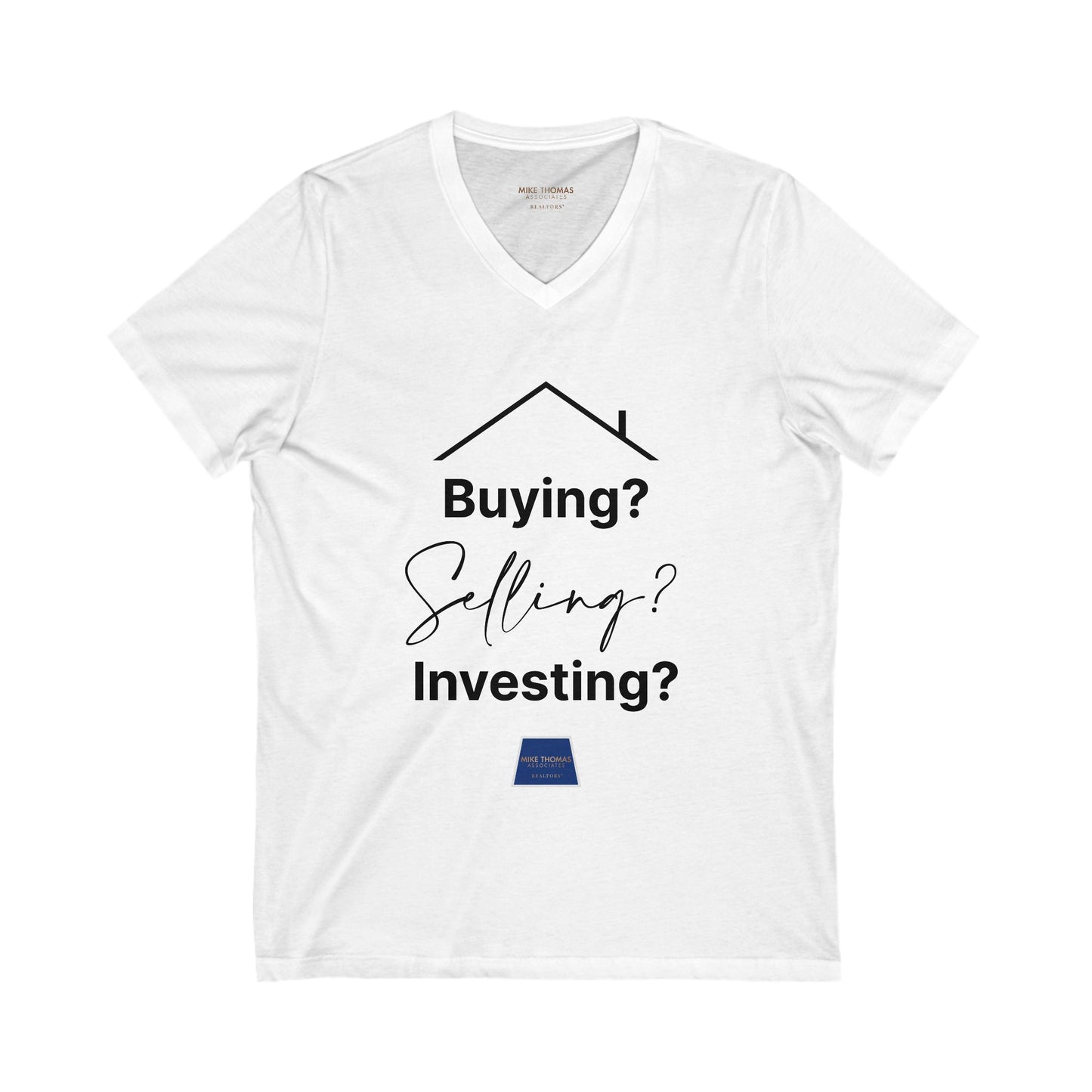 Unisex Jersey Short Sleeve V-Neck Realtor Tee