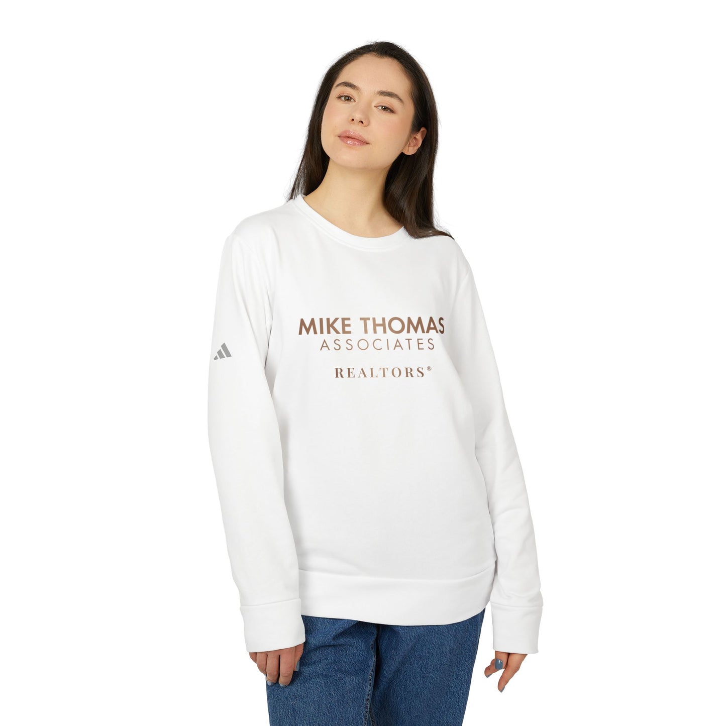 Custom Adidas Unisex Fleece Crewneck Sweatshirt - Realtor Edition