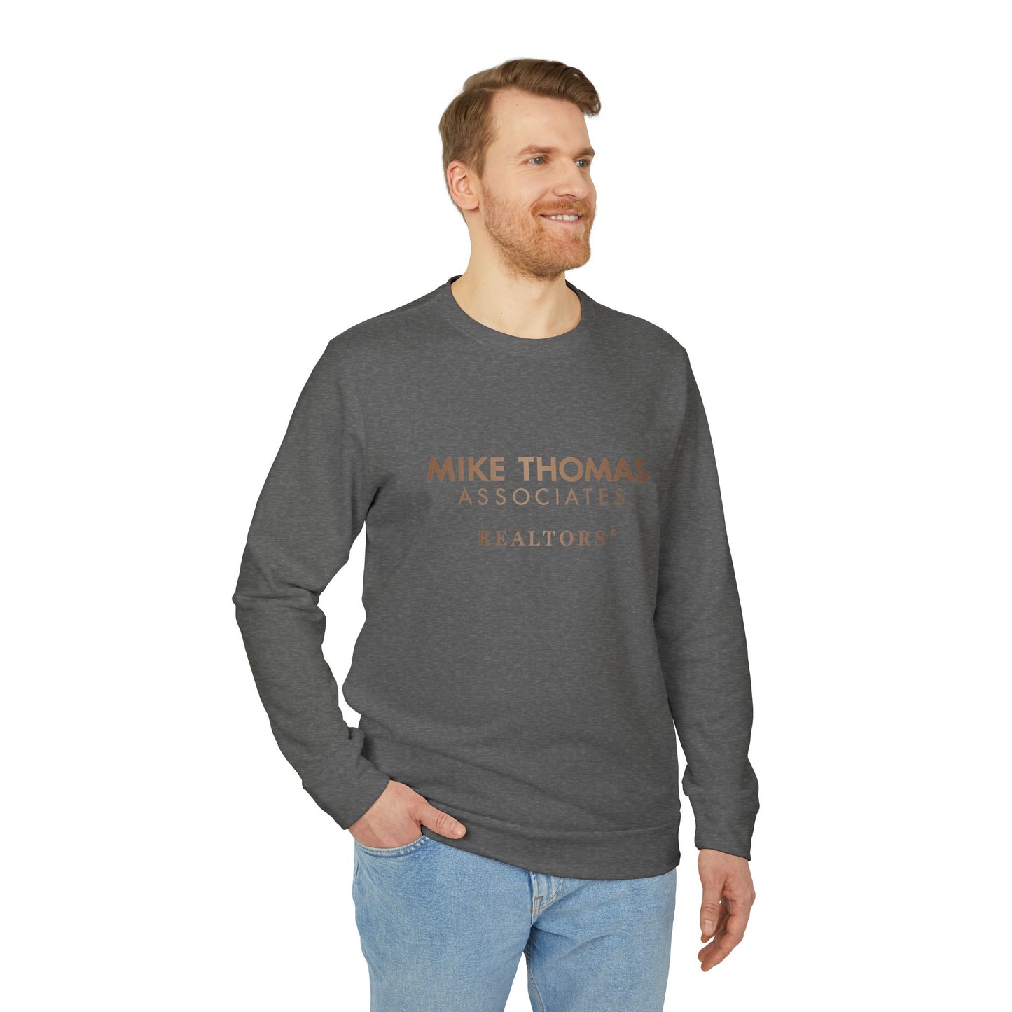 Custom Adidas Unisex Fleece Crewneck Sweatshirt - Realtor Edition