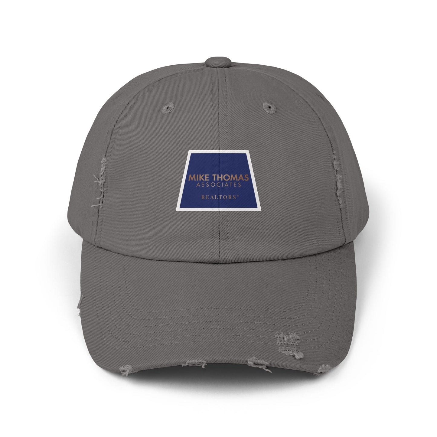 Unisex Distressed Cap with Realtor Logo - Casual Everyday Accessory