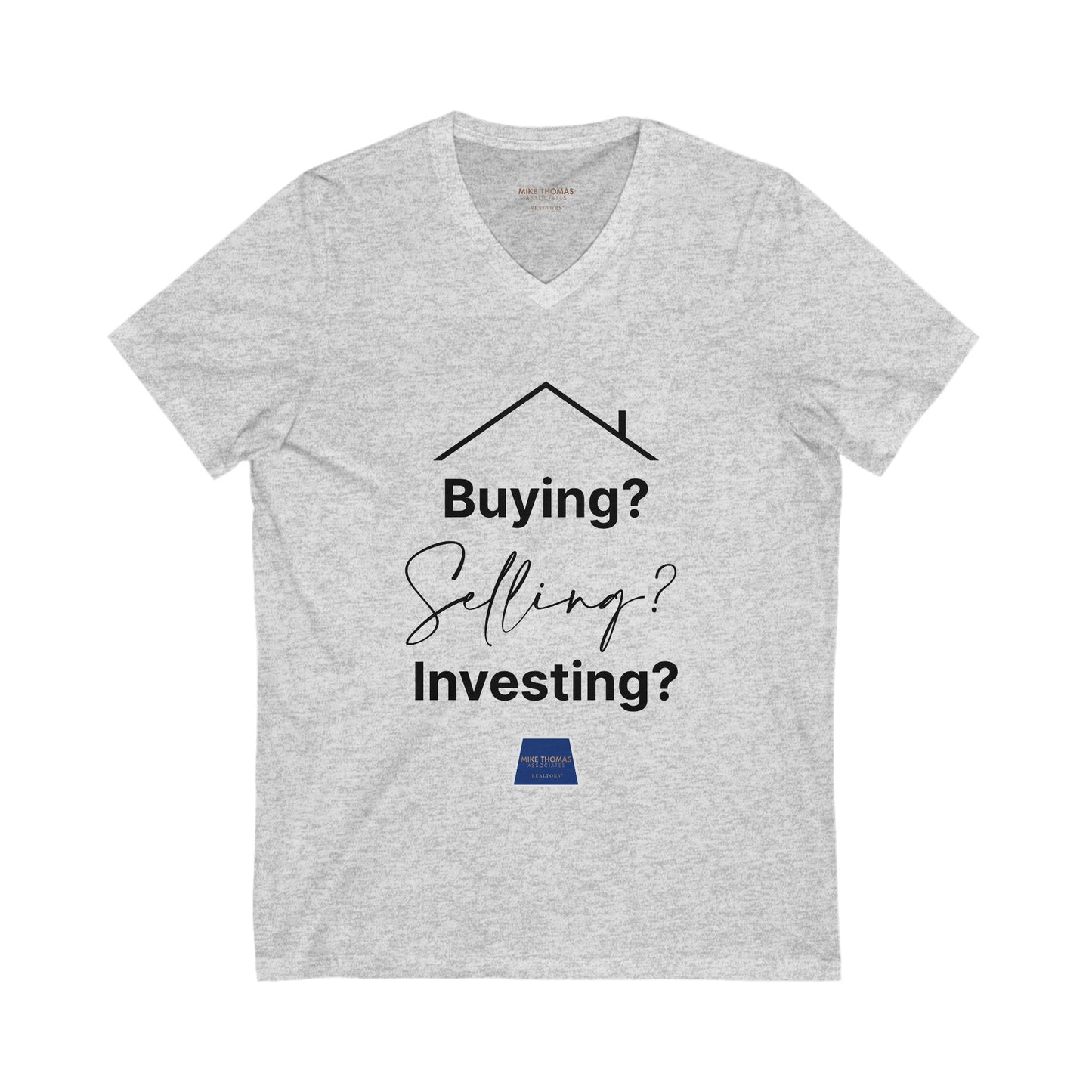Unisex Jersey Short Sleeve V-Neck Realtor Tee