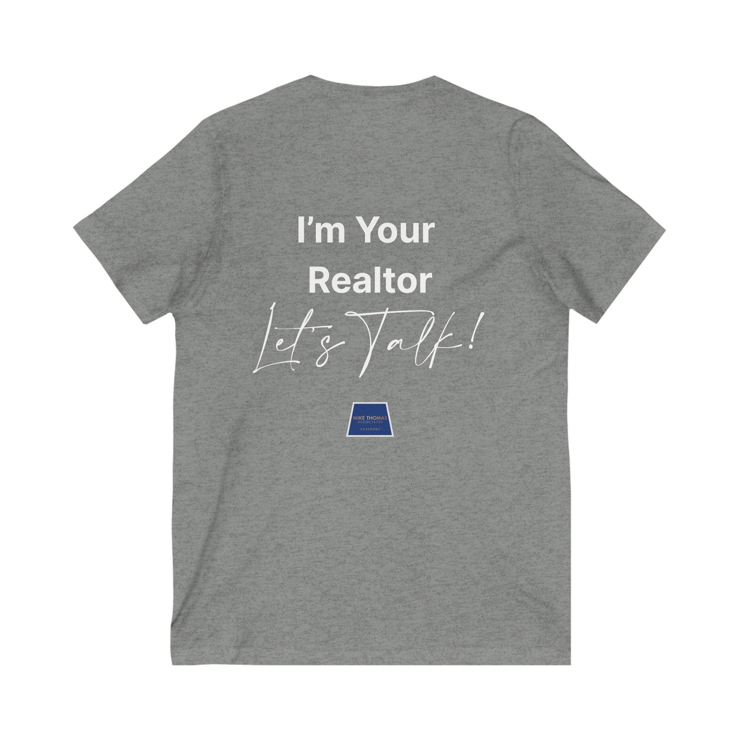 Unisex Jersey Short Sleeve V-Neck Realtor Tee