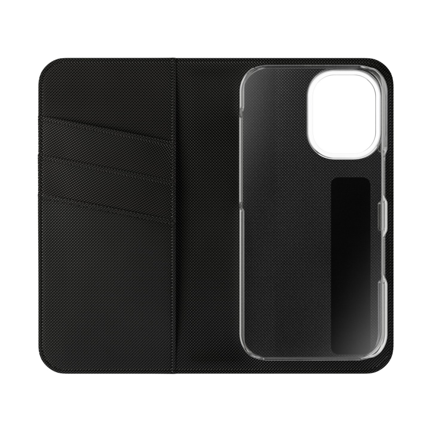 Stylish Flip Case for Smartphones - Geometric Design, Card Slots