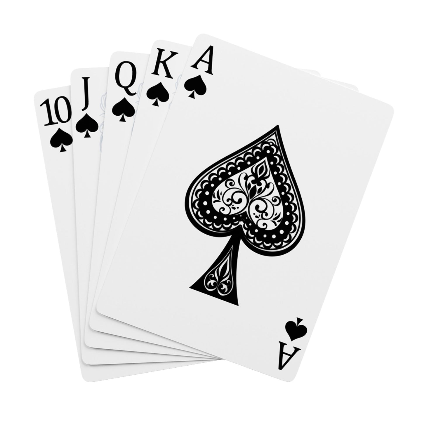 Elegant Poker Playing Cards Set - Customizable Design for Game Night