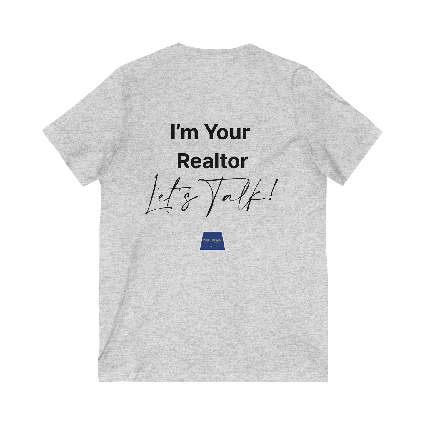 Unisex Jersey Short Sleeve V-Neck Realtor Tee