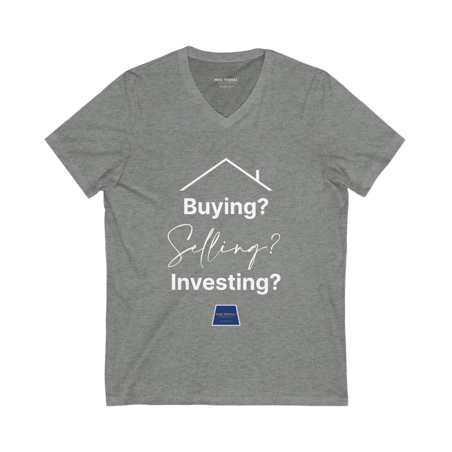 Unisex Jersey Short Sleeve V-Neck Realtor Tee