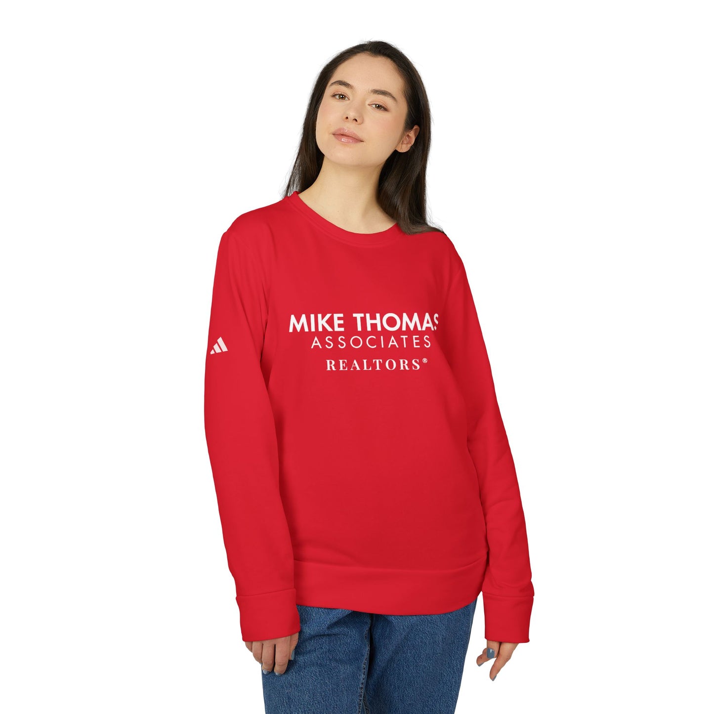 Custom Adidas Unisex Fleece Crewneck Sweatshirt - Realtor Edition