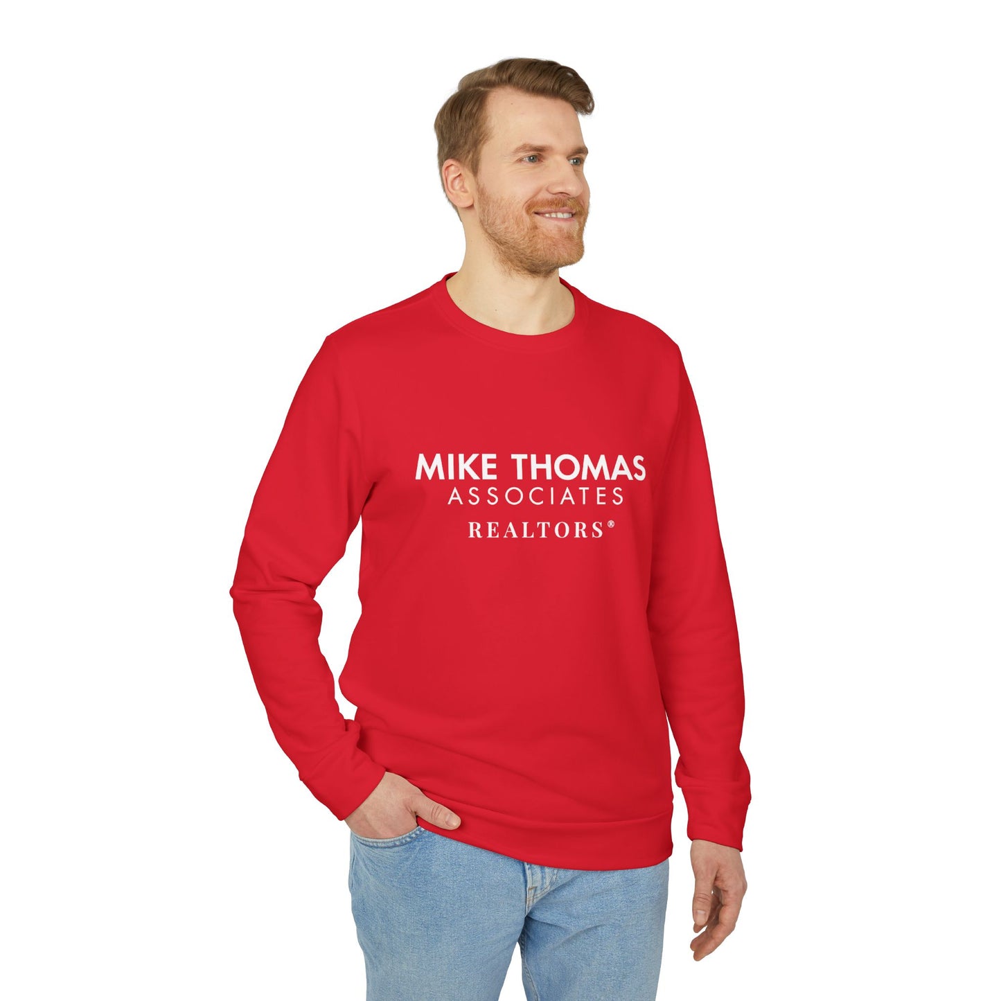 Custom Adidas Unisex Fleece Crewneck Sweatshirt - Realtor Edition
