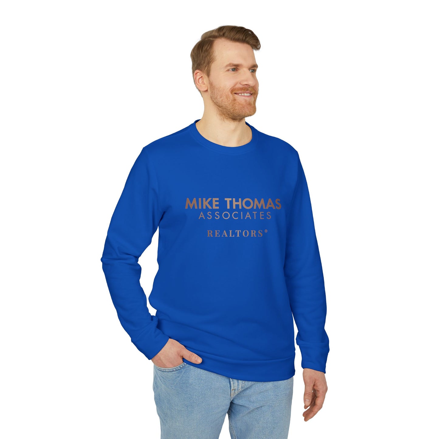 Custom Adidas Unisex Fleece Crewneck Sweatshirt - Realtor Edition