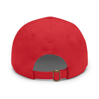 Classic Dad Hat with Leather Patch - Personalized Realtor Cap