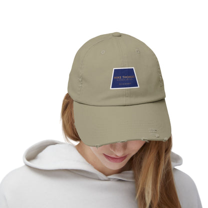 Unisex Distressed Cap with Realtor Logo - Casual Everyday Accessory