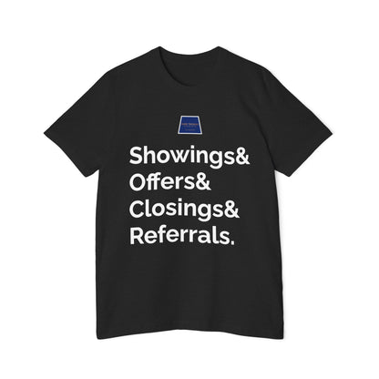 Real Estate Professional T-Shirt - USA-Made Unisex Jersey Tee with Slogan