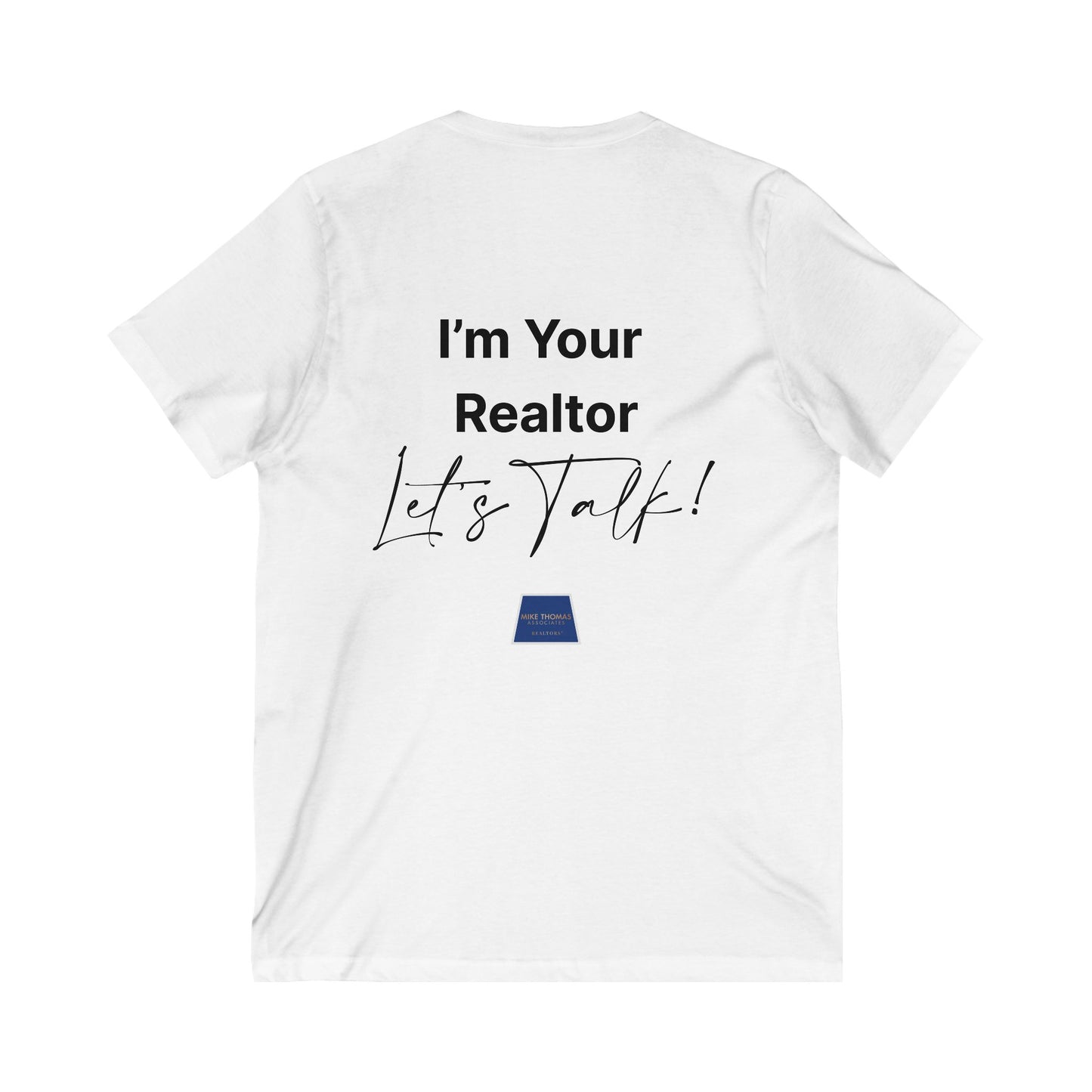 Unisex Jersey Short Sleeve V-Neck Realtor Tee