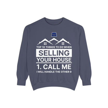 Real Estate Agent Sweatshirt - Top Tips for Selling Your House
