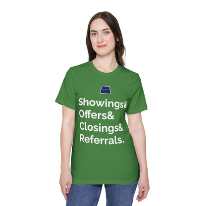 Real Estate Professional T-Shirt - USA-Made Unisex Jersey Tee with Slogan