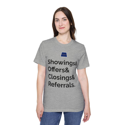 Real Estate Professional T-Shirt - USA-Made Unisex Jersey Tee with Slogan